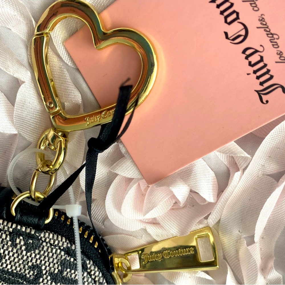 JUICY COUTURE 🦋 Gothic Heart Missy Coin Purse NWT - Picture 6 of 6